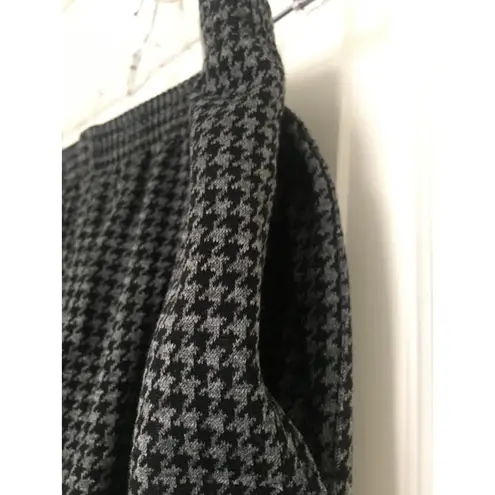 Alfred Dunner Women's Plaid Flannel Dress Pants Size 16 Gray Black