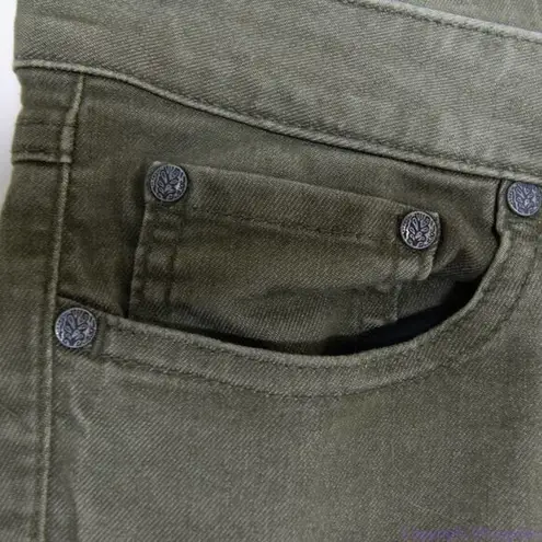 prAna women's green skinny jeans, size 0/25