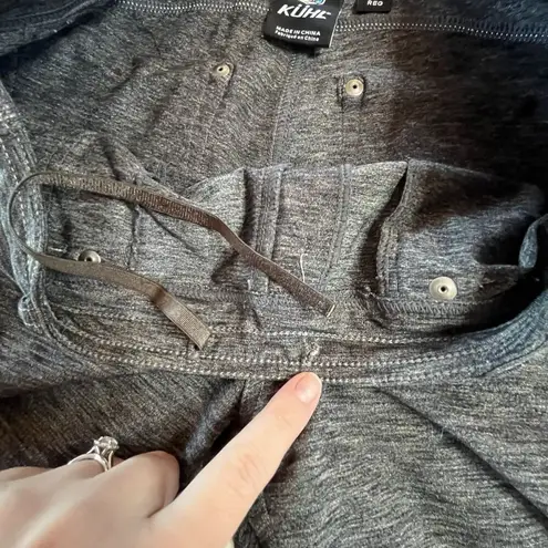 Kuhl Renegade Stealth Hiking Pants Size 10 Regular Gray 32 Inch Inseam