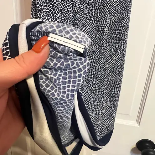 Michael Kors #66 NAVY GOLD CHAIN HALTER DRESS EXTRA SMALL