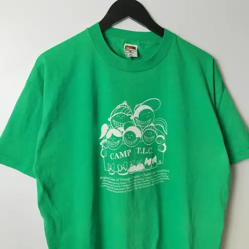 90s Vintage Camp TLC T Shirt Single Stitch USA Children Graphic Tee XL