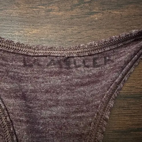 Lululemon  105 F Singlet purple/maroon heather racerback tank top