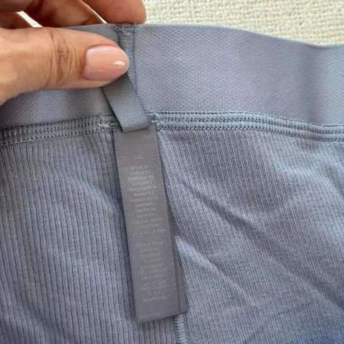 SKIMS Cotton Rib Boxer in Slate, Size Large