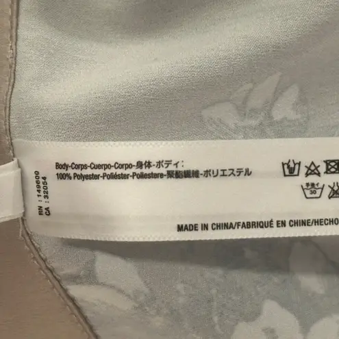 Flora Nikrooz Revolve Floral Print Short Sleeve Button Down Loungewear Shirt NWT