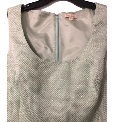 Shoshanna Shoshana Cocktail Sleeveless Evening Dress Mint & Gold Size 8