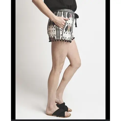 Saylor Abstract Nylah Cotton Shorts Size Womens Medium Multi Color