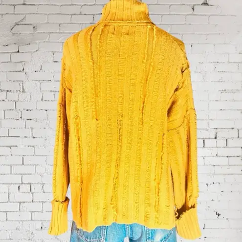 Yellow Turtleneck Sweater