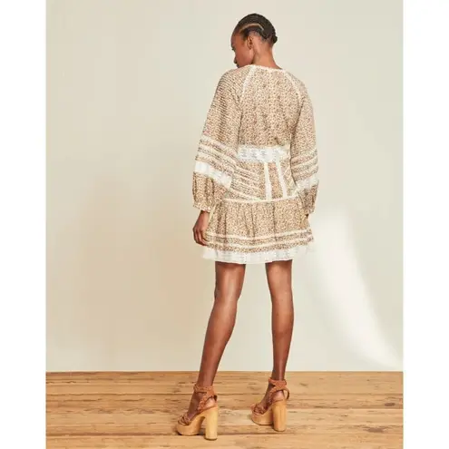 Veronica Beard Addilyn Floral Dress in Stone Multi Size 4