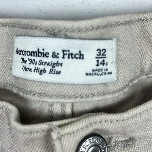 Abercrombie & Fitch  the ‘90s straight ultra high rise jean