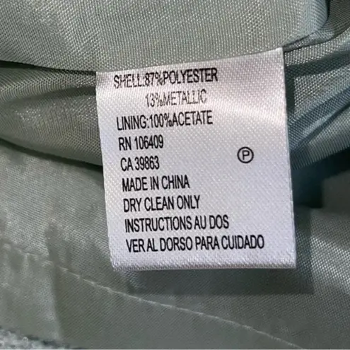 Tahari Arthur S Levine 16 Dress Elegant Cocktail Dress ASL Metallic Classic MOB