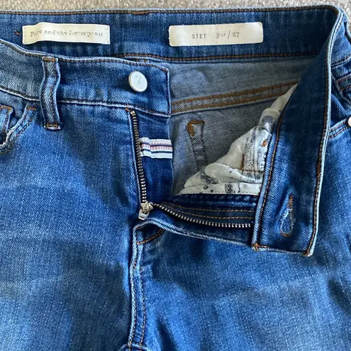 Pilcro and the Letterpress Anthropologie Stet Mid Rise Jeans