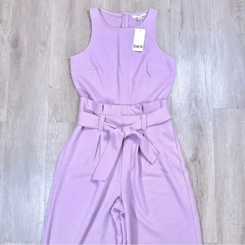 Bar III Lavender Sleeveless Wide Leg Romper Jumpsuit S - Image 2