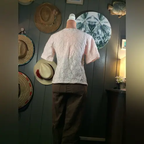 Vintage Light Pink Bedford Fair Small Polyester Semi