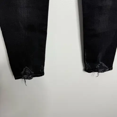 MOUSSY VINTAGE Velma Skinny Jeans Washed Black Size 29 Designer Denim