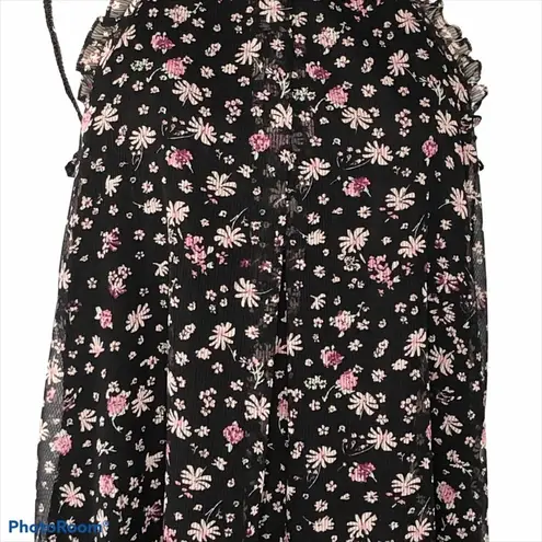 BCBGeneration  A-Line Halter Sleeveless Floral Mini Dress NWT Size Small