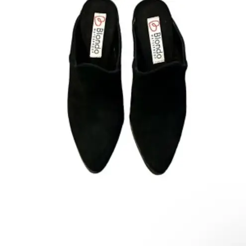 Blondo Waterproof Booties Size 7.5
Leather Heels Mules Nicole Slip On Suede
