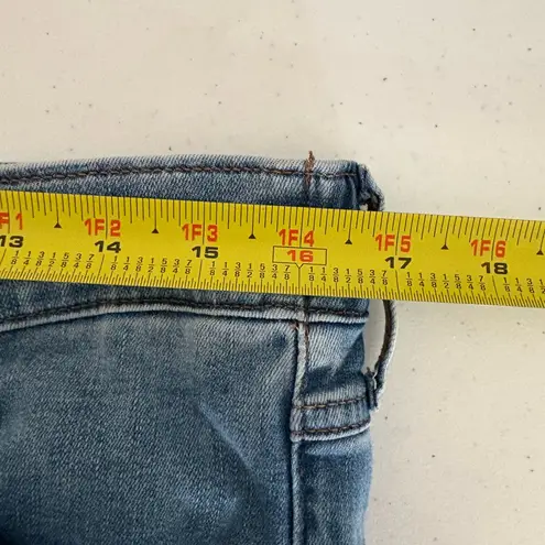 Upwest Jeans Vintage Utility Denim Pant Elastic Shirt Waist size Large EUC Blue