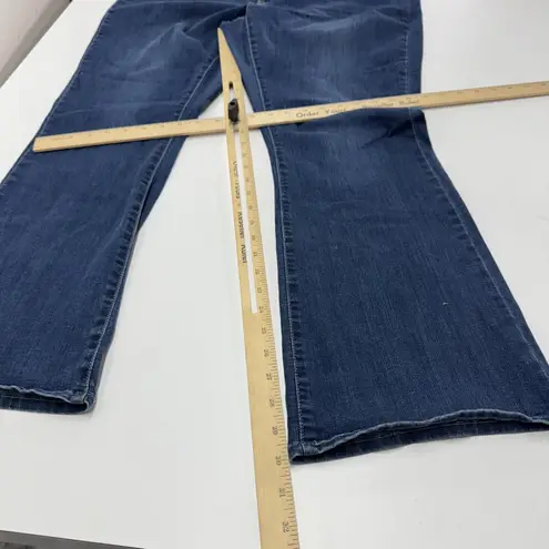 Signature Levi Strauss & Co Jeans Womens 12 Blue Mid Rise Bootcut Stretch Denim