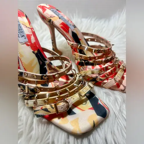 Cape Robbin Bonita Spike Square Toe Odd Shaped Heels.