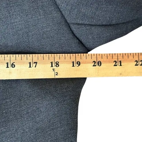 Vtg Joseph R. Harris Wool Coat Gray Sz S Genuine Fur Collar ILGWU Made Luxury