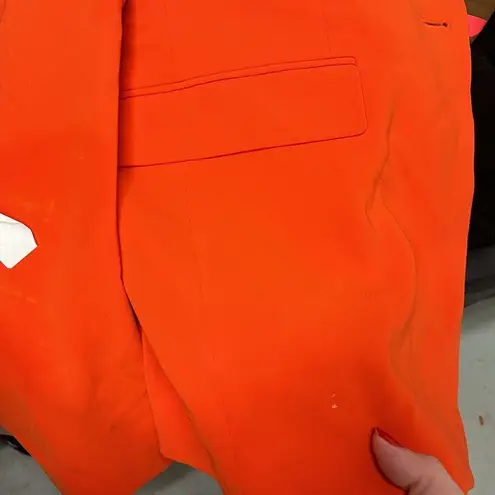 RTR Hugo BOSS Jocaluah Blazer sz8 solid orange work career Size 8