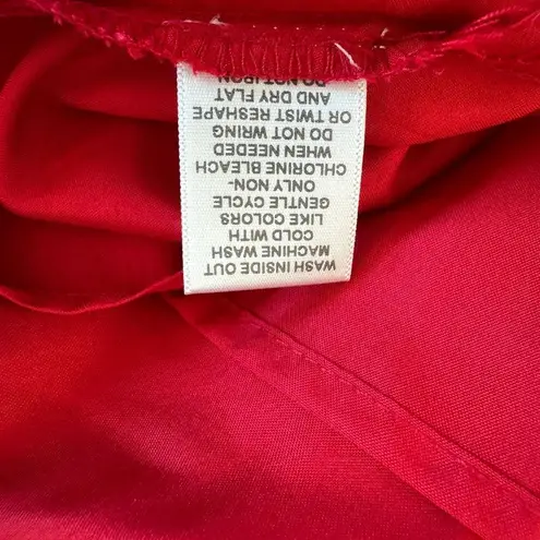 Elle Red & Black Polka Dot Knee Length Skirt