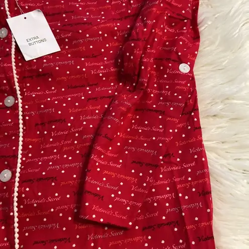 Victoria's Secret Victoria Secret Pajama Set brand new color red 100% cotton