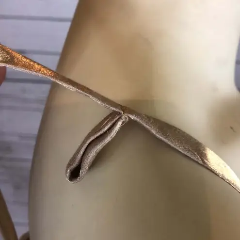 Nina Nischelle Mother of the Bride Formal Dress size 12 Gold