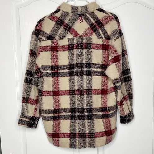 Isabel Marant Étoile Harveli Plaid Oversized Shacket Size 34 FR 2-4 US Small