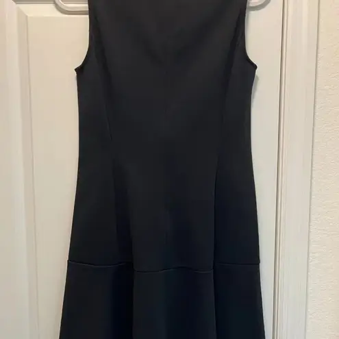 Daisy Fuentes Fit and Flare Dress - Black and Blue - Size 10