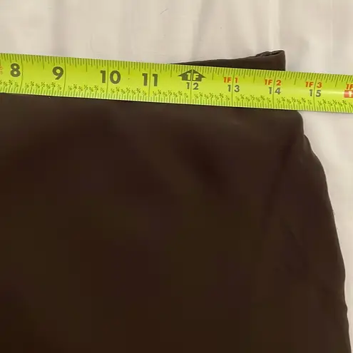 Chetta B Brown Silk Chiffon High Slit Maxi Skirt Womens Size 6 Formal