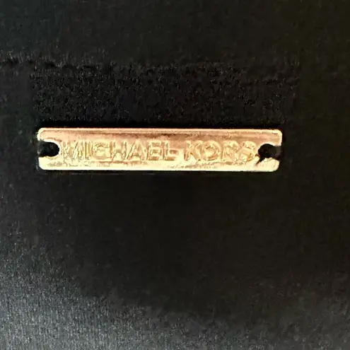 Michael by Michael Kors Sm Black 3/4 Sleeve Top w/Laced Silver Grommets