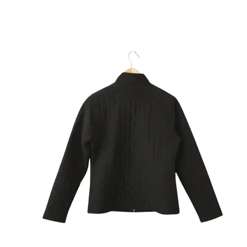 Cutter and Buck Womens size Small Petite Black quilted puff ladies full zip jacket