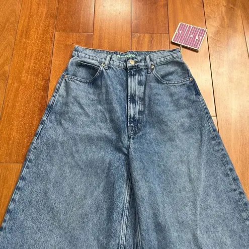 NWT MOTHER Women's Snacks! The Sugar Cone Skimp Jeans size 31 Blue