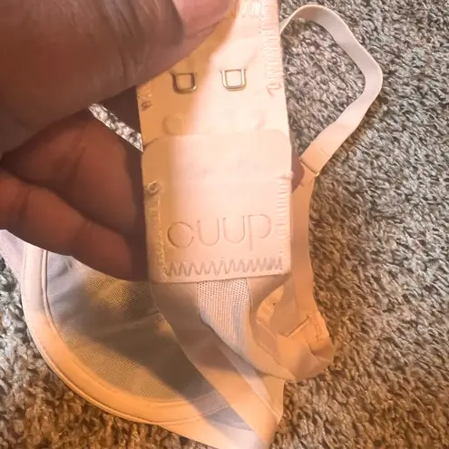 CUUP The Plunge Bra Sheer Unlined Everyday Comfort 32C Tan Size undefined