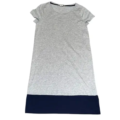 Boden Grey Navy Cotton Color Block T