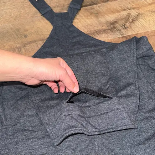 Swoveralls Unisex Sweatpants Overalls Gray Jumpsuit for Women or Men