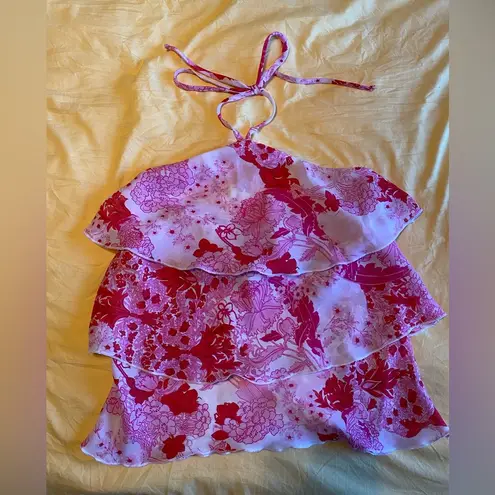 A Byer y2k layered halter top