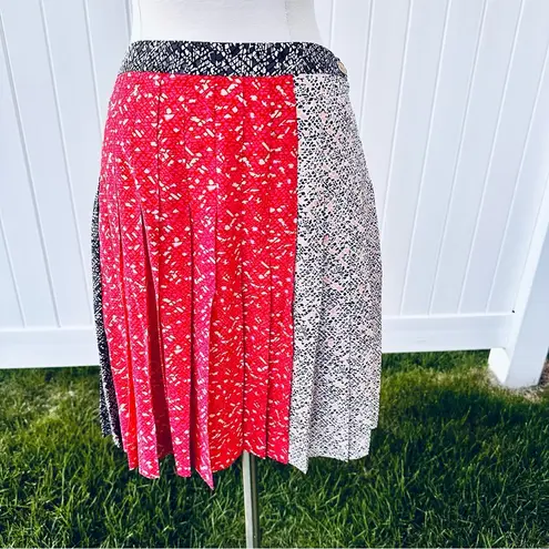 Marc by Marc Jacobs Pleated Silk Mini Skirt