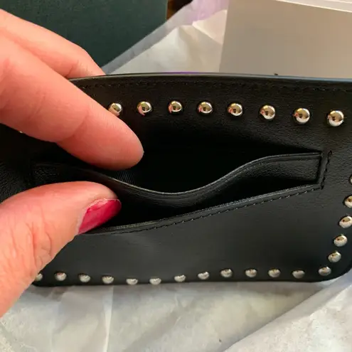 Mulberry Authentic ENGLAND Calf leather/studs card/phone holder