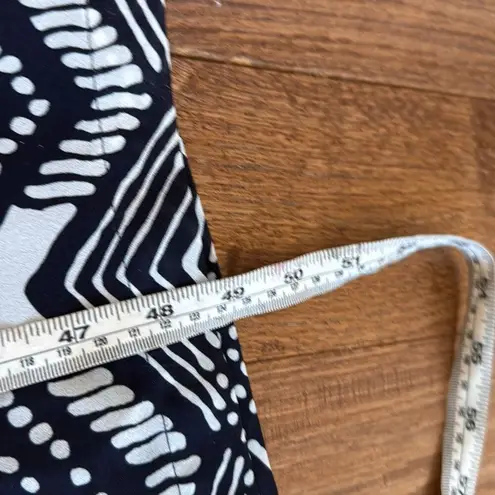 J.Crew navy and white Aztec chevron skirt halter maxi dress 4 petite Blue Size 4P