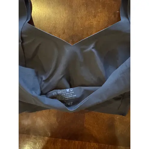 SKIMS Bra Women Small Black Naked Plunge Longline Bralette Padded Stretch Comfy