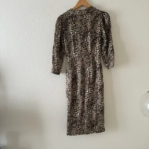 Rebecca Taylor  LYNX HAMMERED SILK DRESS