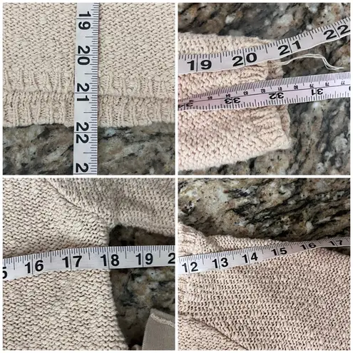 Black Swan Crochet Open Knit Hand Crafted Sweater Peach Coquette Cottegecore XS