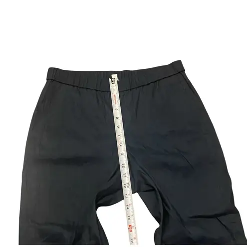 J Jill Linen Stretch Pant Medium Petite Pull On Pockets Cuffed Deep Blue NWT Size undefined