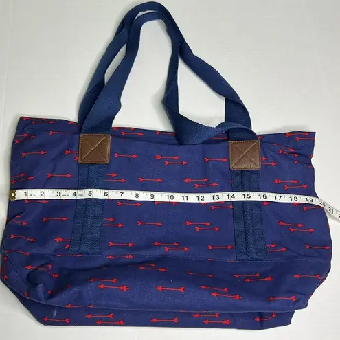 English Arrow Tote by Sloane Ranger Large Size Blue