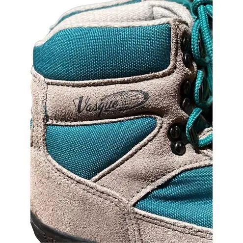 New Vintage Vasque 7591 Khaki Green Suede Hiking Boots Clarion 88 Goretex 9.5