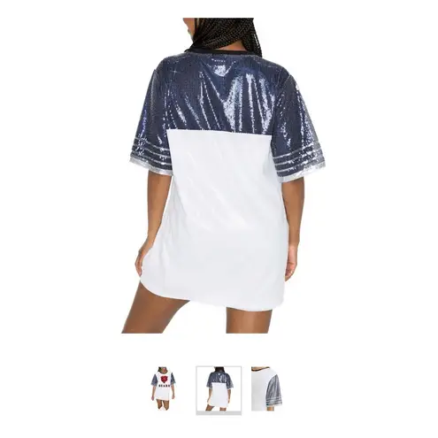 Women's Game day Couture Sequin Jersey Dress Chicago Bears Size M Size M