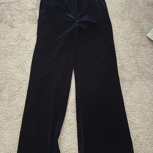 FRNCH Blue Wide Leg Jumpsuit with Belted Waist