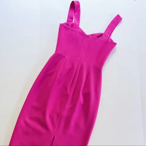Dress the Population NEW Women's Nicole Short Dress Fuchsia Pink Straps Size XS